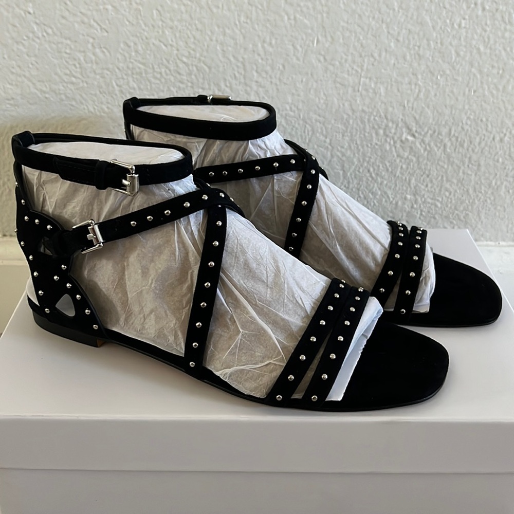 Rebecca Minkoff black sandals